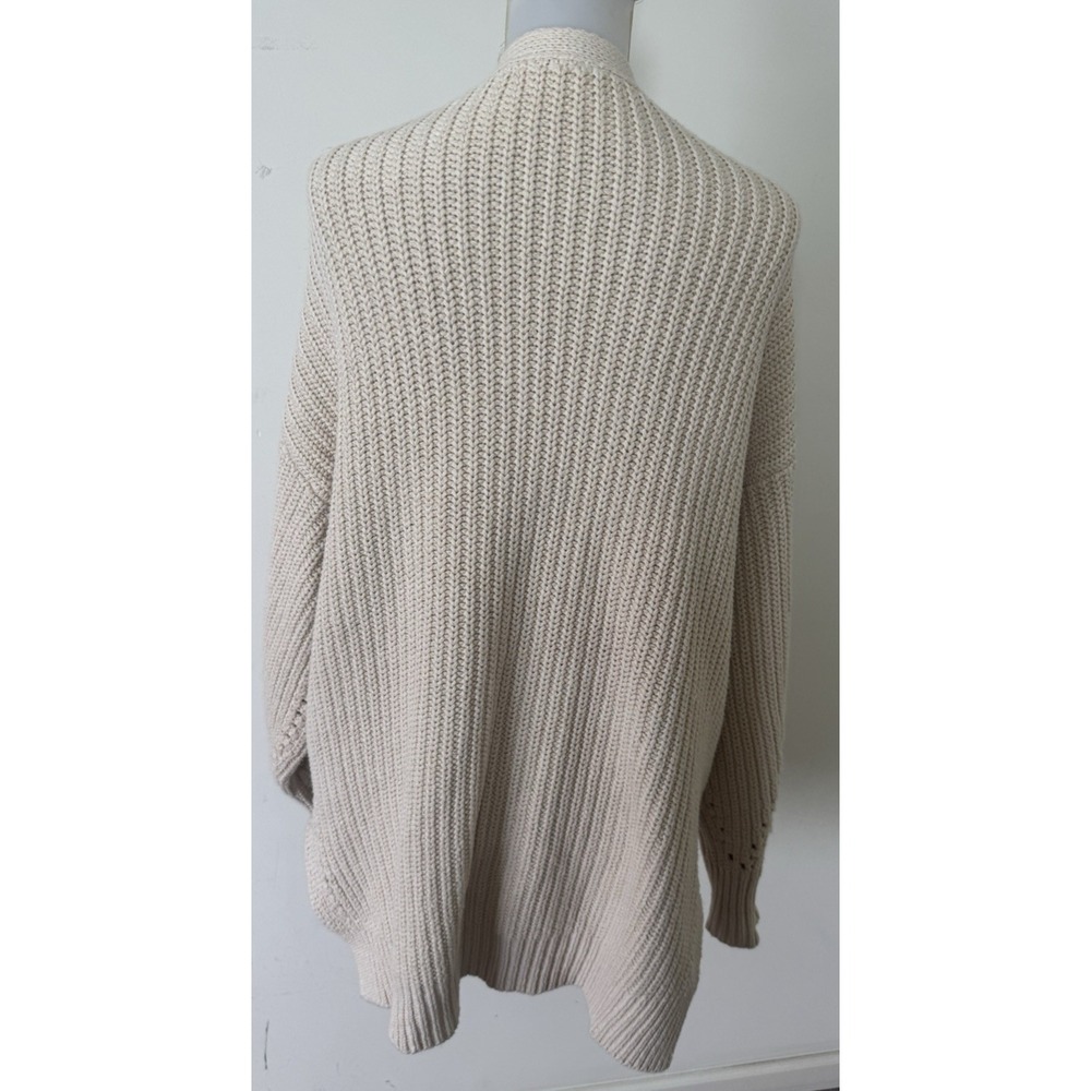 Free People Nightingale Cardigan Knit Sweater Womens Size XS Cream - Picture 3 of 9
